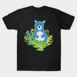 cute bear in the forest T-Shirt